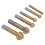 6PCS Fräser Bit Titan Beschichtung 90 Grad HSS 4