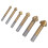 6PCS Fräser Bit Titan Beschichtung 90 Grad HSS 9