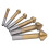6PCS Fräser Bit Titan Beschichtung 90 Grad HSS 8