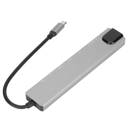 Προσαρμογέας Ethernet HDMI Hub USB C, σταθμός σύνδεσης φορητού υπολογιστή 8 σε 1 με 2