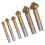 6PCS Fräser Bit Titan Beschichtung 90 Grad HSS 10