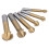 6PCS Fräser Bit Titan Beschichtung 90 Grad HSS 7