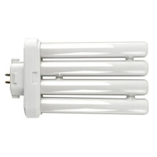 Kompakt lysstofrør til skrivebordsarmaturer, nem at installere. 27W 4-bens CFL – 6500K dagslyshvid med 1500 lumen, ingen støjgenerering.