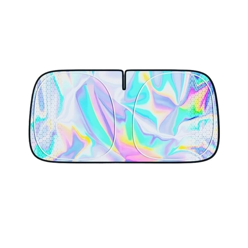 Car Windshield Sun Shade Front Window Uv Protector Parasol For Cars, Lightweight Summer Sunshade Accessories, Universal Fit 9365049234399