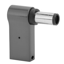 Winkeladapter für Laptop-Ladegerät, USB-C-Buchse auf Stecker, 100-W-Schnellladefunktion, kompaktes Ersatzteil aus Aluminiumlegierung für Büro,