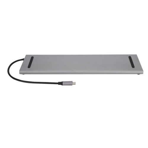 Σταθμός σύνδεσης USB C για φορητό υπολογιστή, διανομέας πολλαπλών θυρών 11 σε 1 με 2