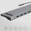 Σταθμός σύνδεσης USB C για φορητό υπολογιστή, διανομέας πολλαπλών θυρών 11 σε 1 με 4