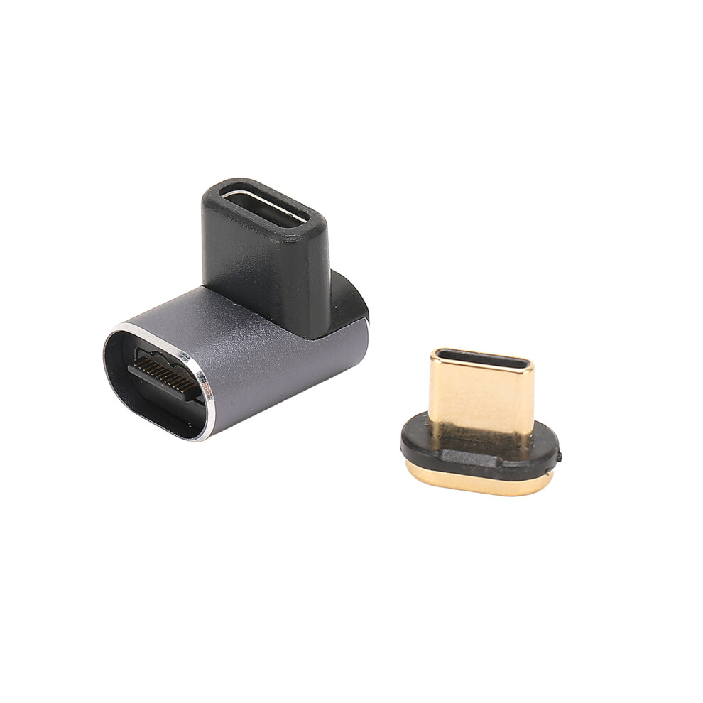 Usb C Adapter Extender 90 Degree Right Angle Plug And Play High Speed Charging With 40Gbps Data Transmission For Macbook Tablet Phones 9486358017807