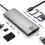 Προσαρμογέας πολλαπλών θυρών USB Type C Hub με HDMI Mini DP Ethernet SD Card Reader Θύρες USB2.0 Υλικά 5