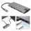 Προσαρμογέας πολλαπλών θυρών USB Type C Hub με HDMI Mini DP Ethernet SD Card Reader Θύρες USB2.0 Υλικά 6
