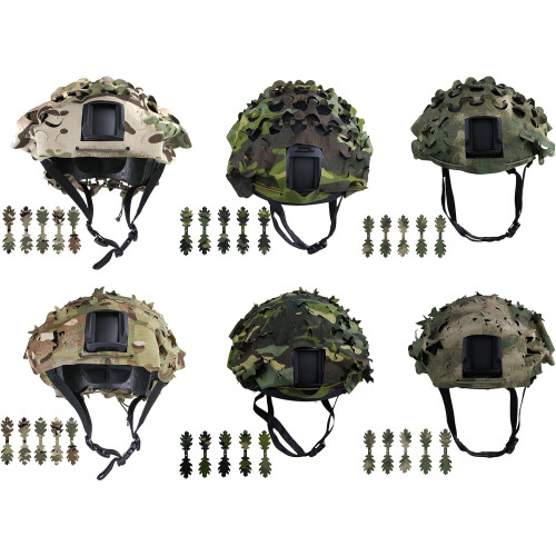 Helmet 3D Cut Airsoft Enhanced Protection Polycarbonate Shell Adjustable Size 1