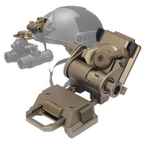 NightVision Goggles Stent Skip Rhino NVG Arms Mount for L4 G24 Mounting Helmet Fast OPS PJ MH BJ MICH Helmet Gold