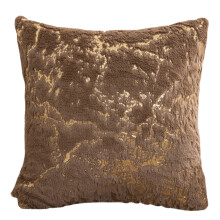 Taie d'oreiller en peluche bronzante avec fermeture éclair invisible, housse d'oreiller douce et infroissable pour lit et salon, tissu ultra doux et