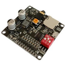 HV20T Voice Playback Module 12V/24V Power Supply 10W/20W Amplifier MP3 Music Player USB Downloadable