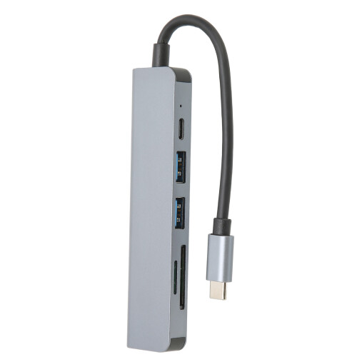 Πολυλειτουργικός σταθμός σύνδεσης USB C Hub, Hub 6 σε 1 USB με θύρες HDMI SD TF και θύρα 2