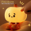 Cute Pumpkin Night Light with Timer Touch, Halloween Portable Silicone Lamp 5