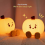 Cute Pumpkin Night Light with Timer Touch, Halloween Portable Silicone Lamp 4