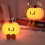 Cute Pumpkin Night Light with Timer Touch, Halloween Portable Silicone Lamp 2