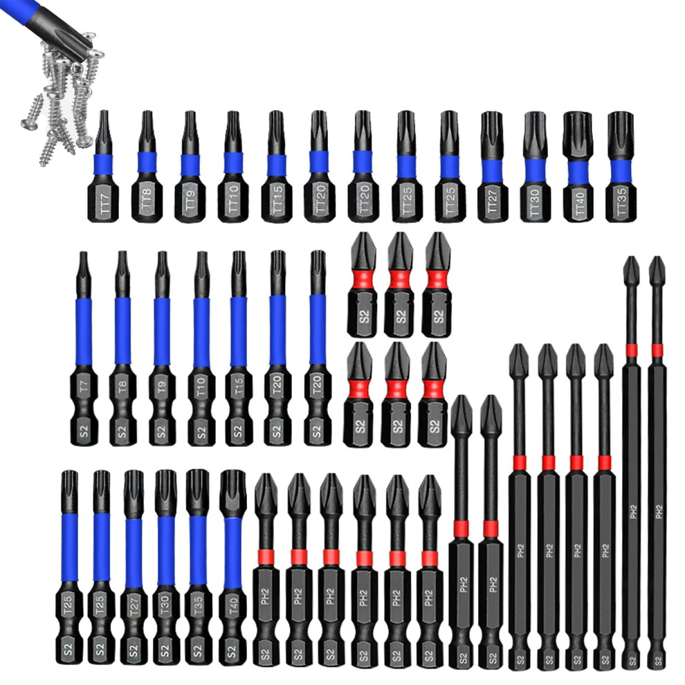 Magnetic Impact Nut Driver Set, 46Piece For Impact Drills, Antislip Nut Drivers, Compatible With Most Impact Drivers 9365049234856