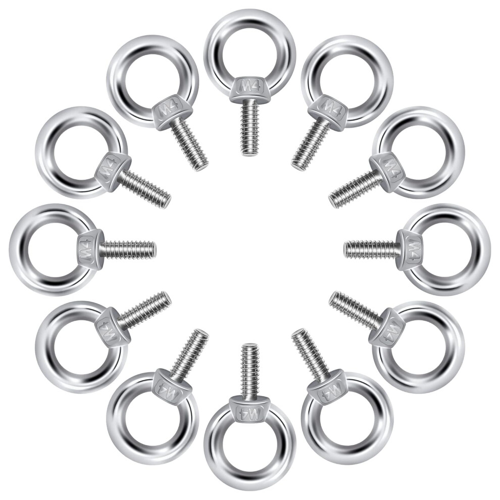 Stainless Steel Shoulder Lifting Eye Bolts, High-Quality 304 Marine Grade Hardware For Industrial Use, Ensuring Durability And Corrosion Resistance, P 9554910094365