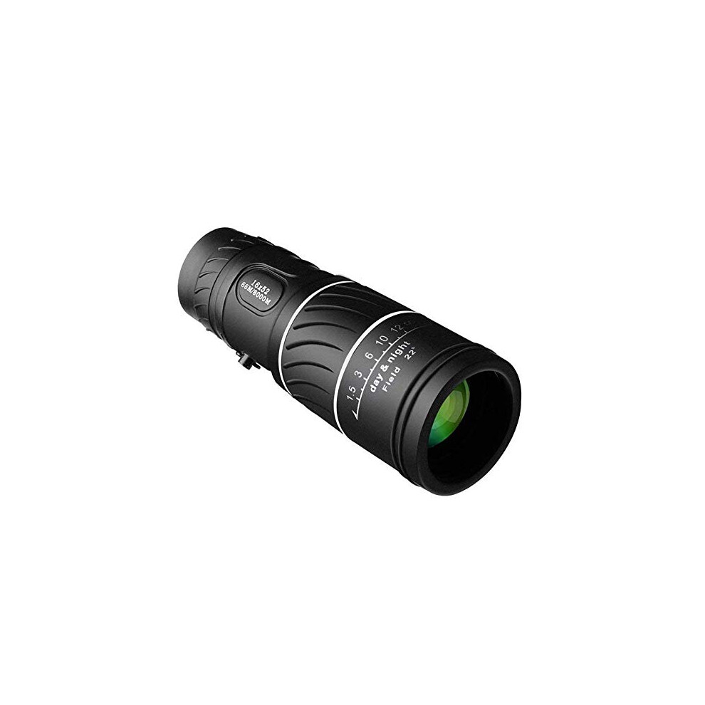 Telescope 16X52 Portable Plastic Binoculars Monocular Outdoor For Outdoor Sports Black 9365049235426