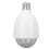 Colored Strobe Light Bulb RGB Color Rotating Bulb Multi-functional Sound Activated Party Lights Remote Control Projected Effect Dancing Light Disco Li 7