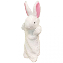 White Rabbit Hand Puppet Toy for Boys Girls Stage Performance Show