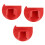 3Pieces Hand Sewing Guide Accessory Plastic Stitching Form-Red 1