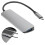 Προσαρμογέας πολλαπλών θυρών USB Hub, βίντεο 4K UHD, εξωτερικός διανομέας USB 3.0, γρήγορη 7