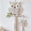 Boho Décor: Χειροποίητο μακραμέ, βαμβακερή κουκουβάγια, επιτοίχιο διακοσμητικό 7