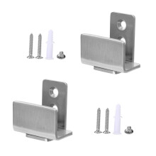 Stainless Steel Barn Door Floor Guide Roller 2Pack Adjustable Stay Roller, 4.5X2.5CM Silver, Smooth Sliding