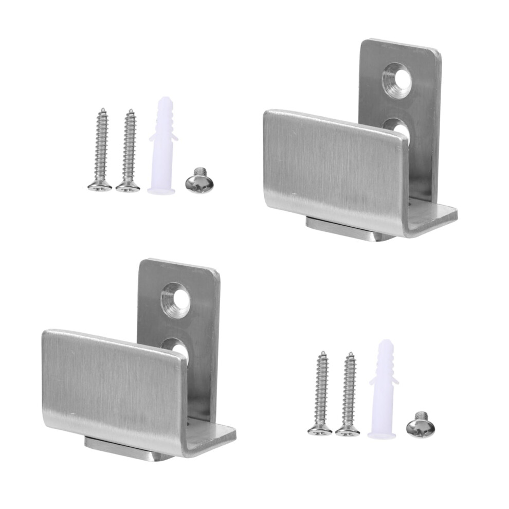 Stainless Steel Barn Door Floor Guide Roller 2Pack Adjustable Stay Roller, 4.5X2.5cm Silver, Smooth Sliding 9365049235112