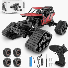 Auto telecomandata 2 in 1, scala 1:14, 25 mph (40 km/h), 4WD fuoristrada per adulti e bambini, giocattolo 2.4 GHz per tutti i terreni.