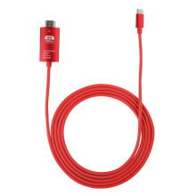 Type-C naar HDMI-adapterkabel voor Samsung MacBook, overmolded USB-frontpaneelheader voor snelle gegevensoverdracht, 4K-video-uitgang, compatibel met