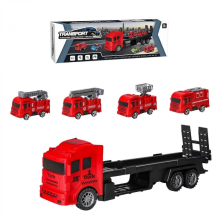 RDAuto Grande Catapulte pour Enfants, Camion de Chantier Coulissant, Se Range en Camion-Conteneur, Cadeau Idéal Garçon