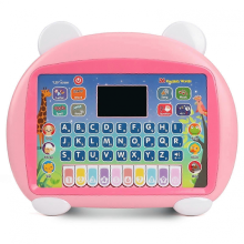 Schermo PinkLED Macchina per l'apprendimento dell'inglese Multifunzionale Blocco di lettura per bambini Ragazzi Ragazze Giocattoli cognitivi
