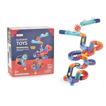 34PCS Water Track Toy for Kids, Logic Thinking Exercise Toys for Boys and Girls