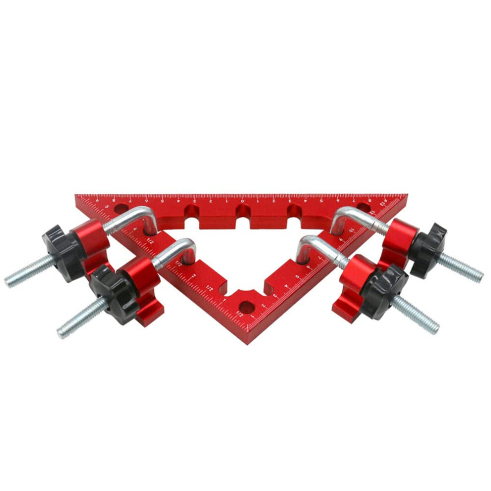 45/90 Degree Right Angle Clamps Aluminum Alloy Corner Clamp 150X150mm For Woodworking Splicing Board Positioning Squares 9119770956637