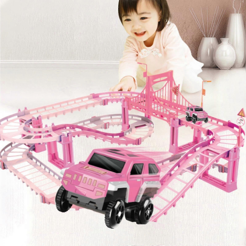 Electric Track Toy Car Engineering Vehicle Educational Toy Train Set 1