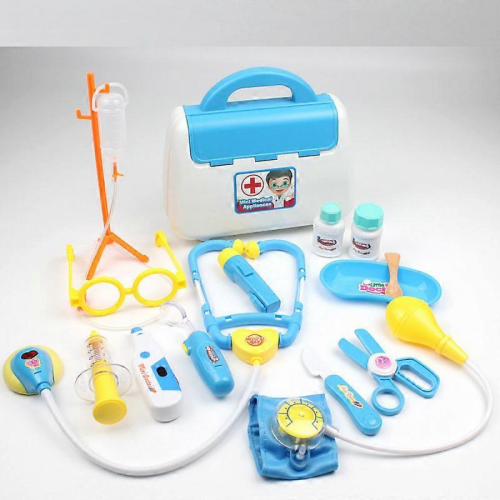 Set Giocattoli Dottore Rosa per Bambini - Kit Medico Portatile con Valigetta 2