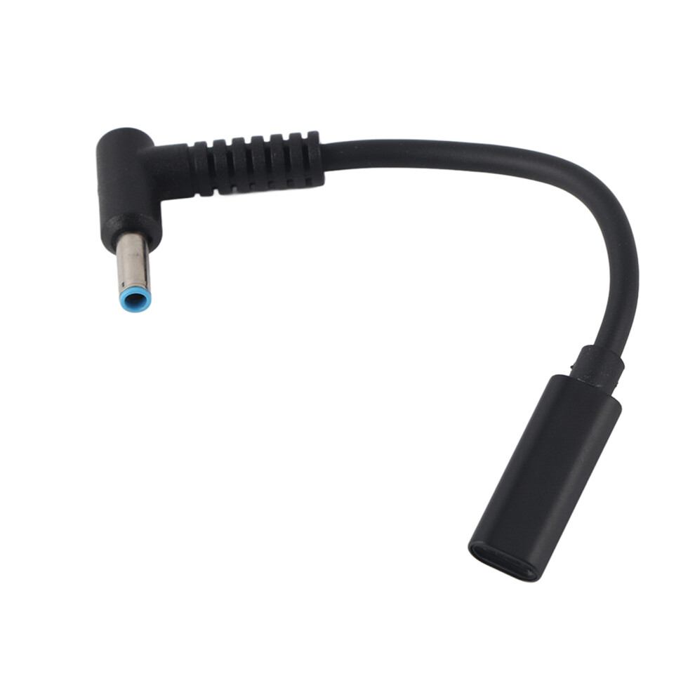Pd Charge Cable For Laptop Charging, Usb-C Female Input To Dc Power Output With Pd Emulator Trigger, Built-In Induction Chip For Hp Series Notebook Fa 9486358018583