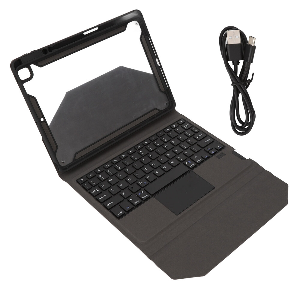 Ipad Case With Keyboard For 10.2 And 10.5 Inch Devices Built In Multi Touchpad Detachable Wireless Bluetooth Keyboard Backlit Keys Rainbow Backlight V 9486358019115