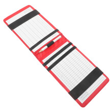 Golf Score Keeping Book Portable Scorecard Notebook Durable  Cover Lightweight Compact Pink