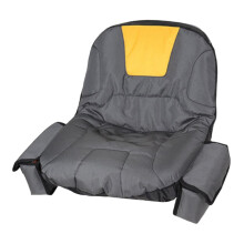 Seat Cover NonSlip Elastic Cord Seat Cover for Garden and Farm Dark Gray