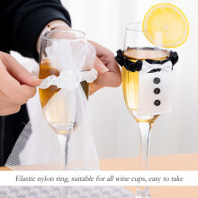 Pahare de șampanie personalizate pentru nuntă, decorațiuni elegante de nuntă cu bule artistice pe picior, lucrate manual pentru cadouri pentru
