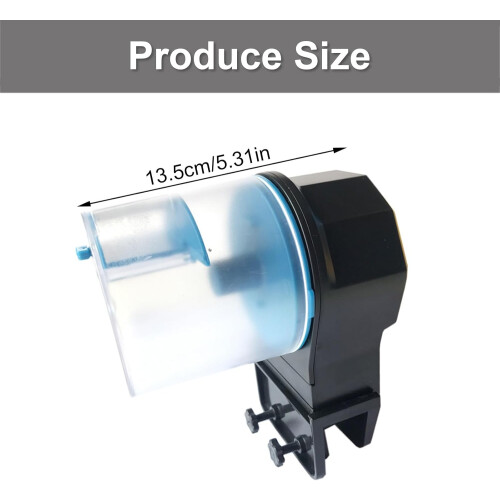 Fish Tank Feeder With Automatic Schedule, Aquarium Food Dispenser, Large Capacity Storage, MultiMeal Function 1