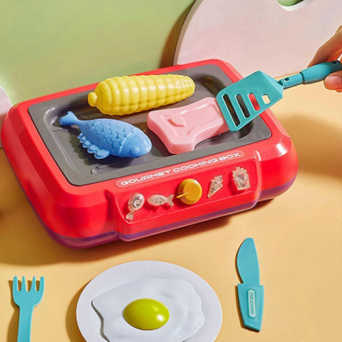 Friggitrice Giocattolo ad Acqua con Cibo che Cambia Colore, Set Cucina Bambini 2