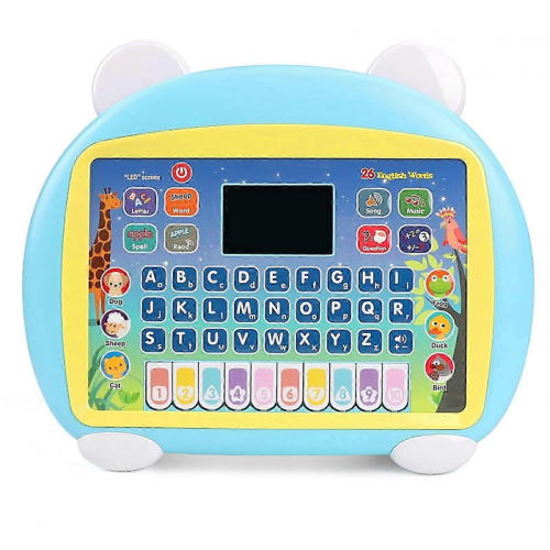Hellblaues LED-Lernspielzeug mit Lesepad für Kinder