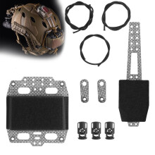 Multifunction Tactical Helmet Battery Pouch PVS31 NVG Battery Box Storage Pouch Compatible With Most Helmets Black