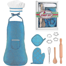 Kinderkochset mit Schürze und Kochmütze für Jungen – meili G